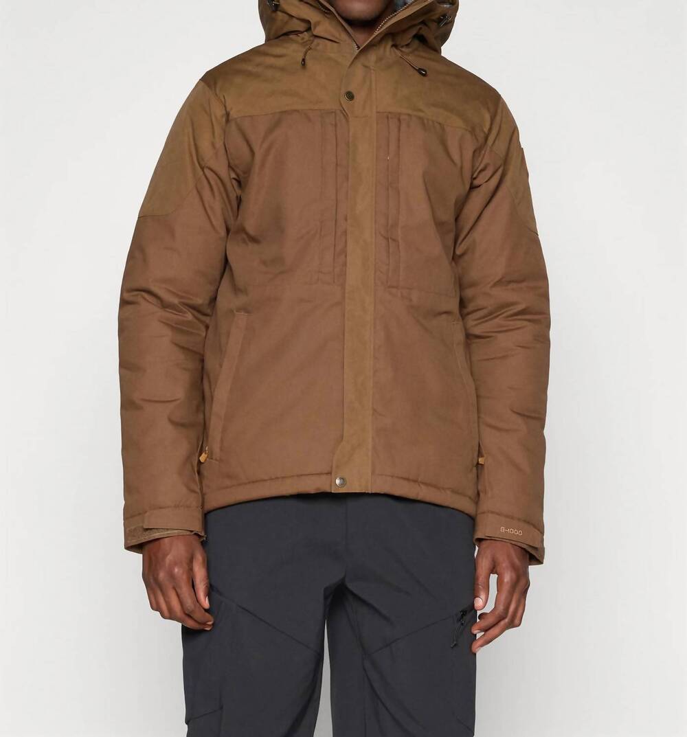 NEW FJALLRAVEN skogsö padded jacket in dark oak